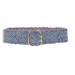 Braided Denim belt Philosophy by Lorenzo Serafini NWT